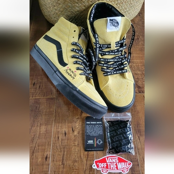 VANS x A TRIBE CALLED QUEST ATCQ Sk8 Hi Bonita Applebum Shoes Sz US M 7.5/ W 9 - Picture 1 of 11